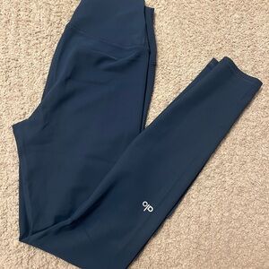 All Yoga Warrior Ripped Leggings, Blue, Small, Like New